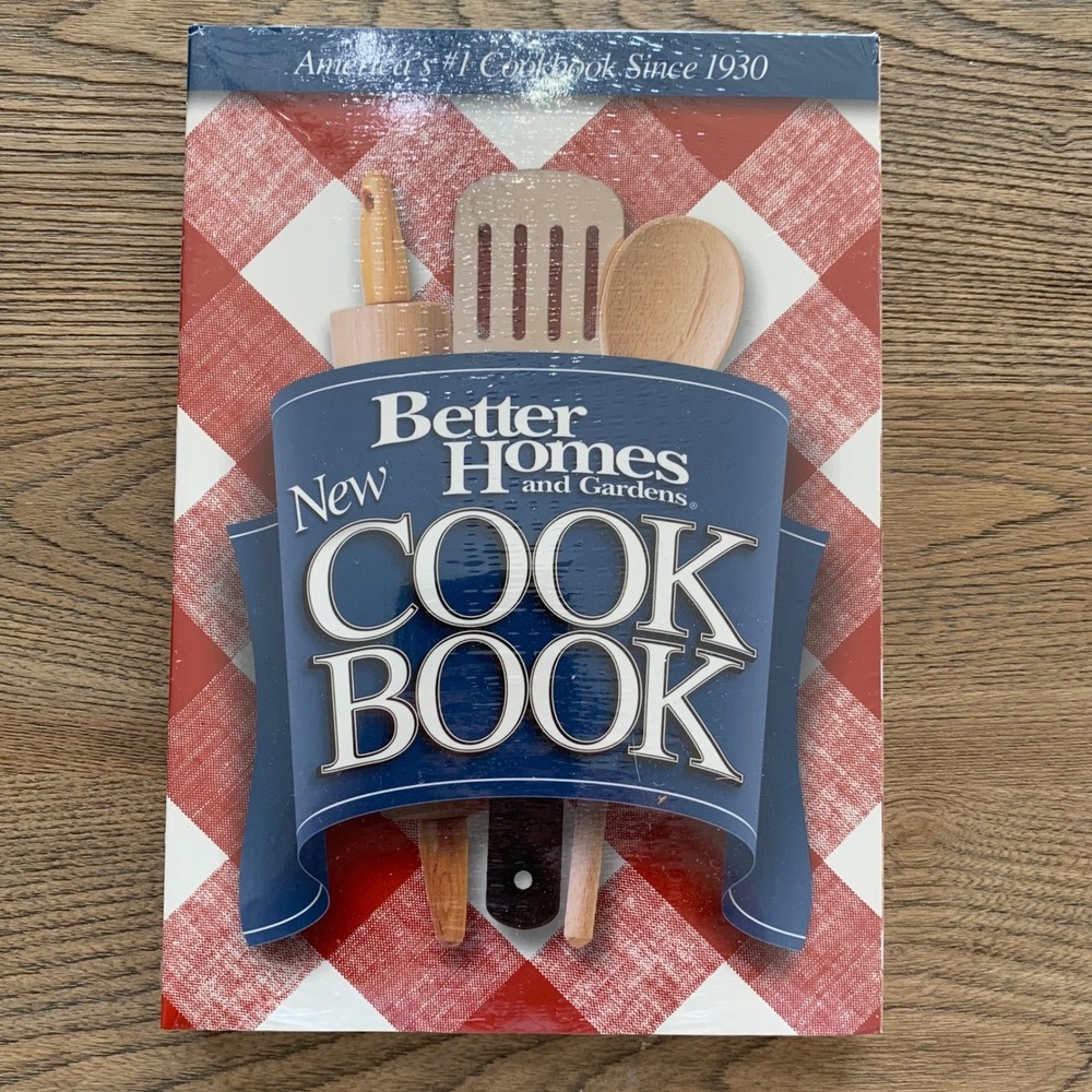 Better Homes and Gardens New Cook Book Red Plaid Sealed 2002